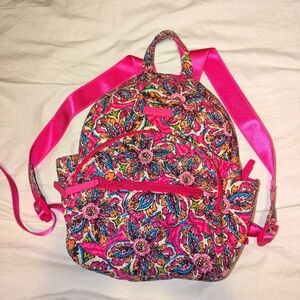 Vera Bradley sunburst floral small, fabric backpack